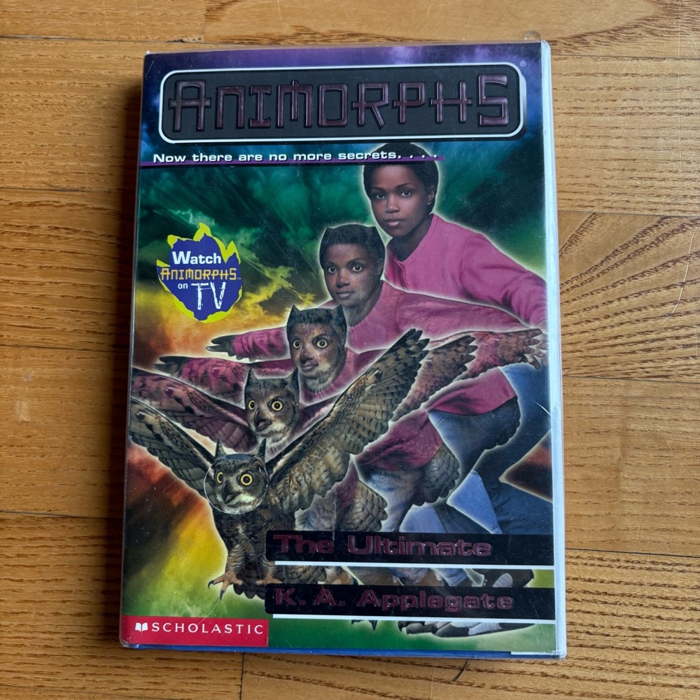 Animorphs #50 The Ultimate HARDCOVER Book K.A. Applegate Scholastic Owl HTF Vtg